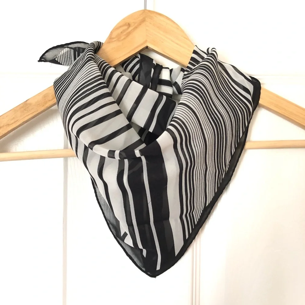 Striped Square Scarf